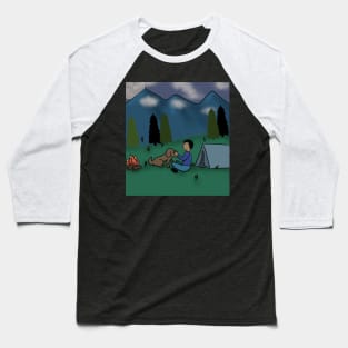 Best camping with my dog Baseball T-Shirt